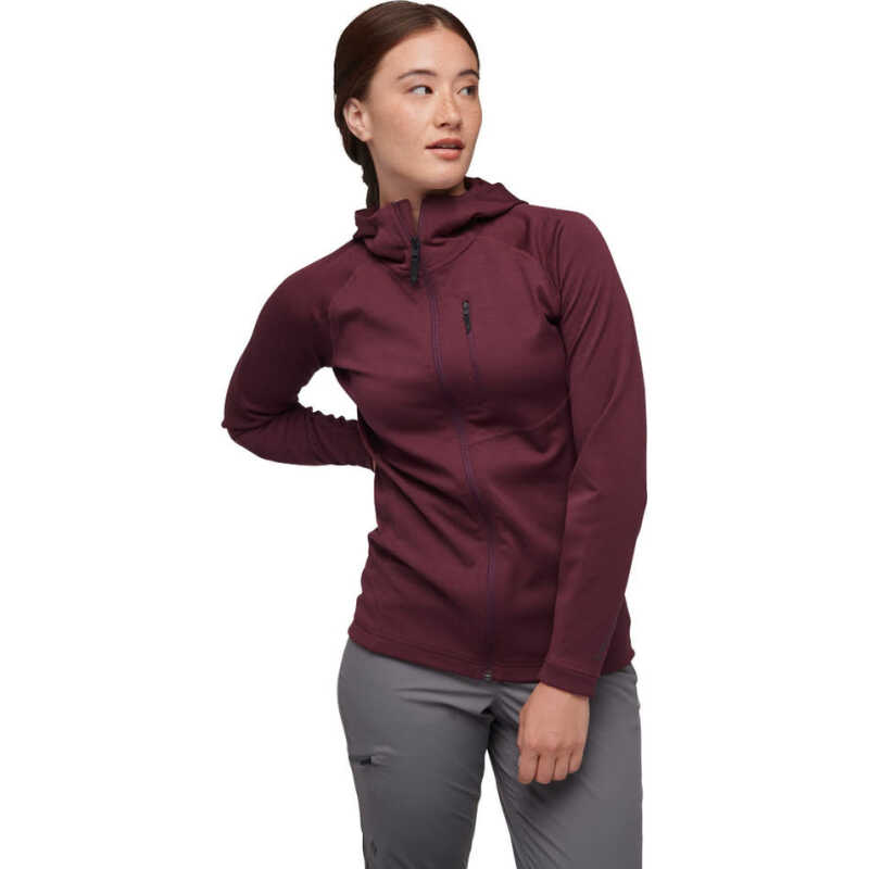 Black Diamond Women's Coefficient Fleece Hoody Black