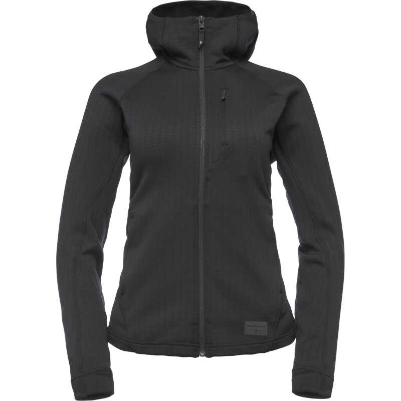Black Diamond Women's Factor Hoody Black Black Diamond Women's Factor Hoody Black