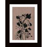 Black Floral 2 Poster