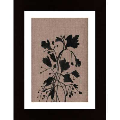 Black Floral 2 Poster