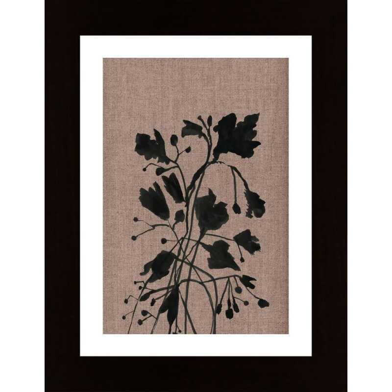 Black Floral 2 Poster