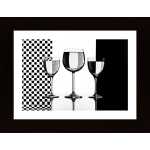 Blackwhite Glasses Poster