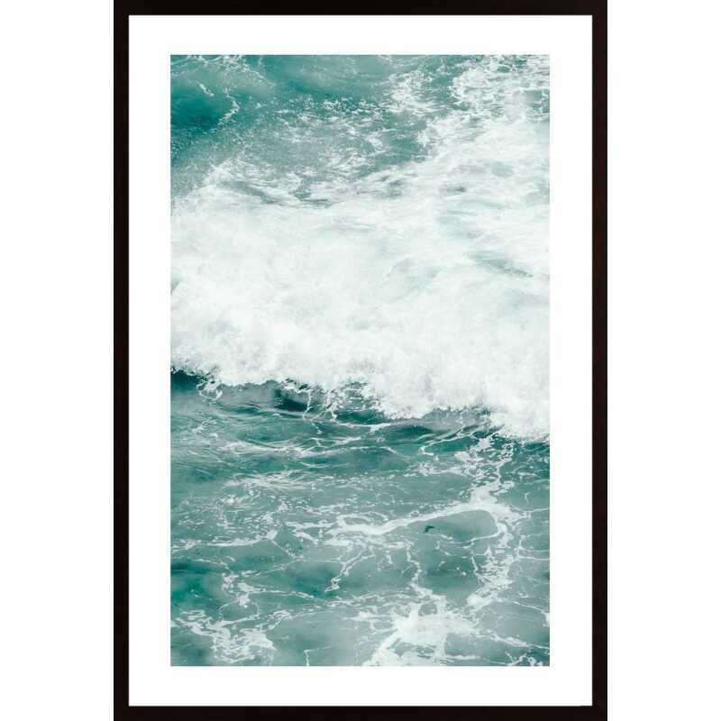Blue Green Water Poster