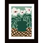 Bold Blossom Pottery Poster