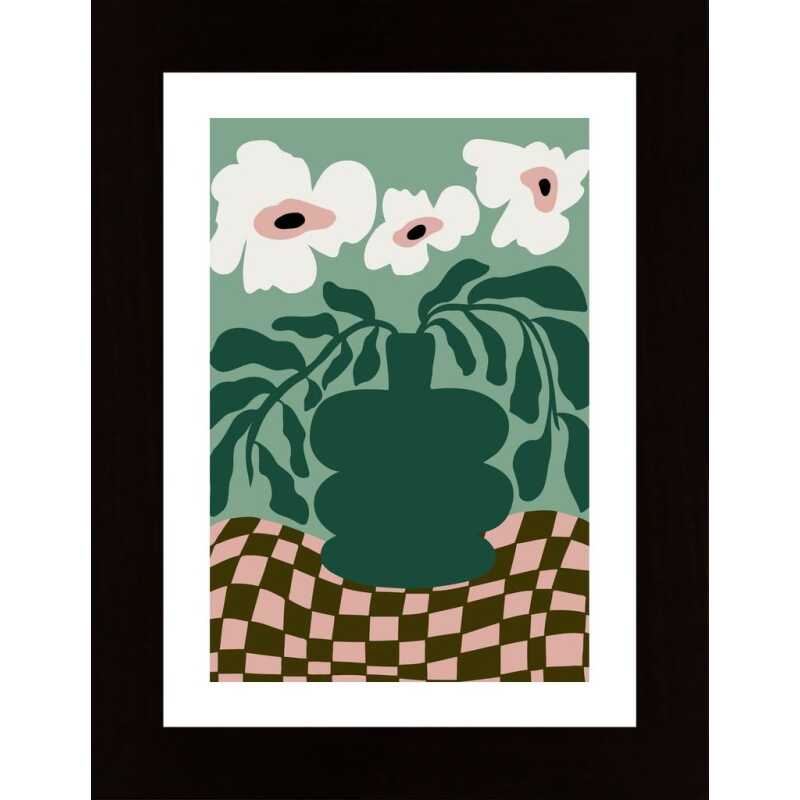 Bold Blossom Pottery Poster