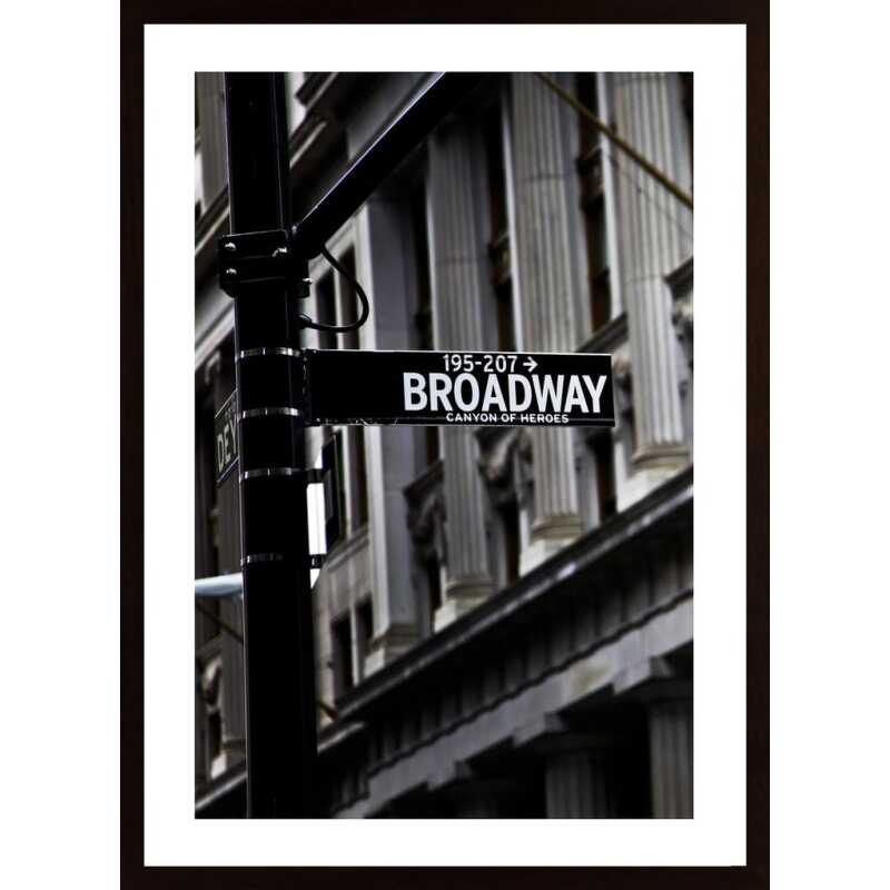 Broadway Standing Poster