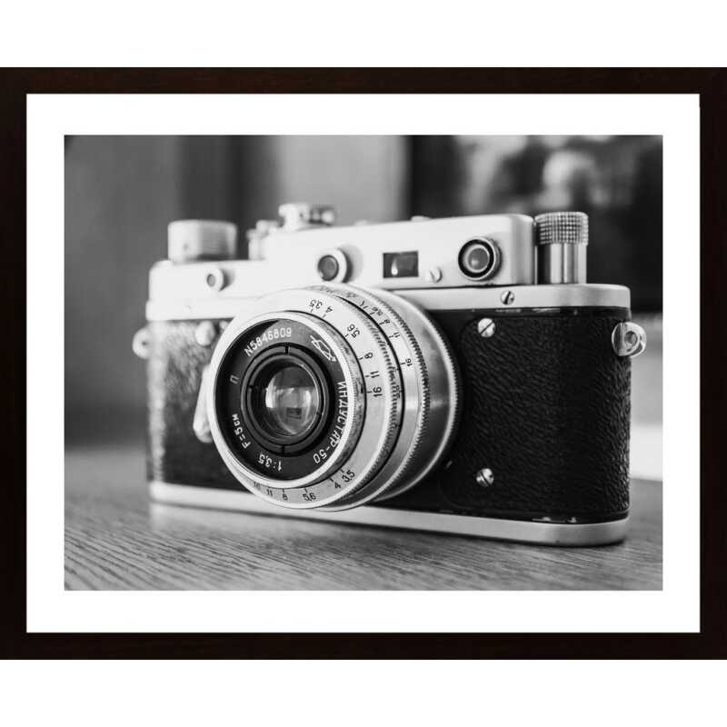 Camera In Black And White 2 Poster