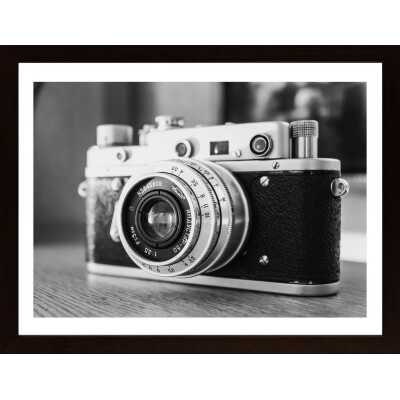 Camera In Black And White 2 Poster