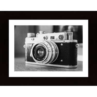 Camera In Black And White 2 Poster