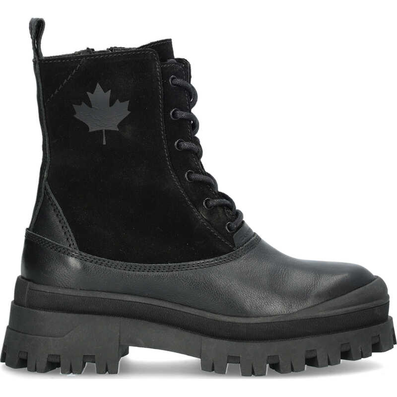 Canada Snow Women's Mount Nessa Lace Up Black Canada Snow Women's Mount Nessa Lace Up Black