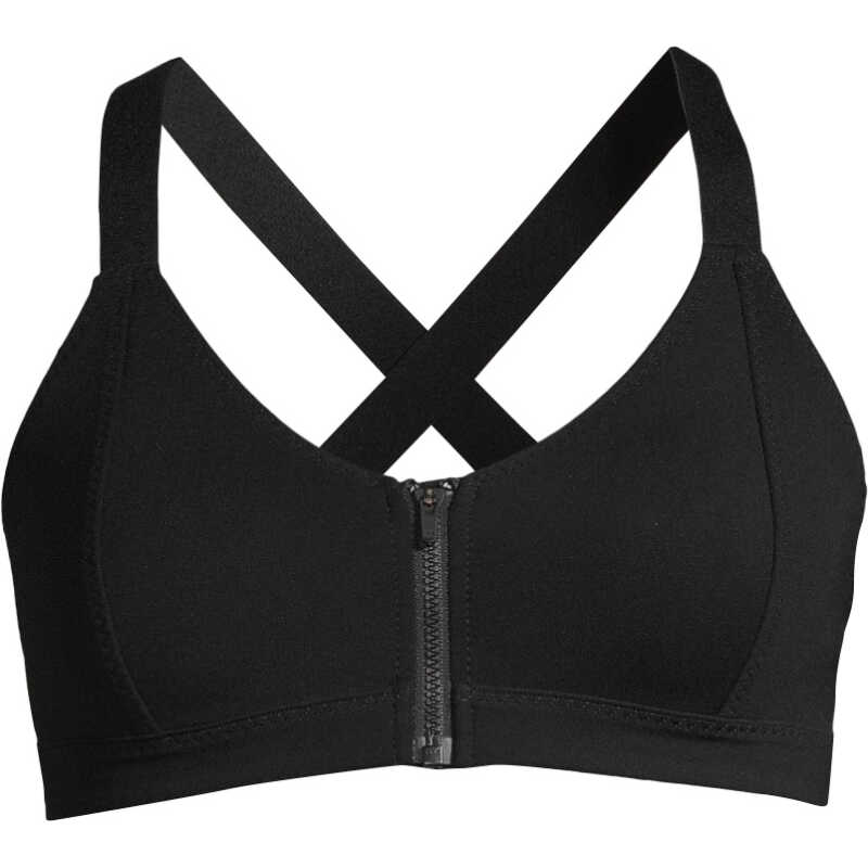 Casall Women's Scuba Zip Bikini Top Black