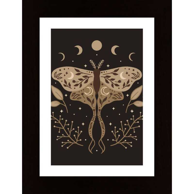 Celestial Luna Moth Poster