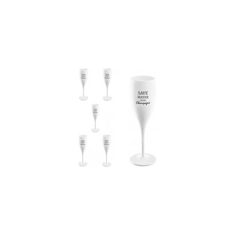 Champagneglas Cheers No.1 Save water, drink champagne 100 ml 6-pack Champagneglas Cheers No.1 Save water, drink champagne 100 ml 6-pack