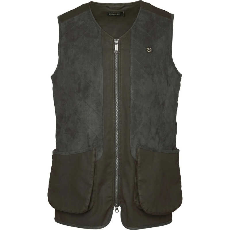 Chevalier Men's Vintage Dogsport Vest Leather Brown Chevalier Men's Vintage Dogsport Vest Leather Brown