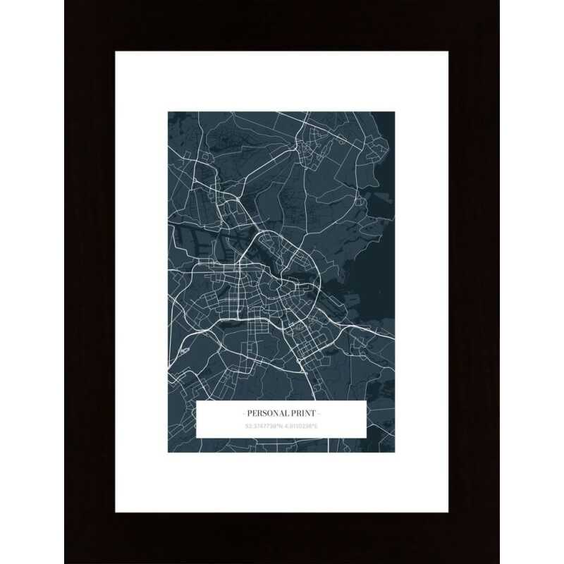 City Map Night (Personal Print) Poster