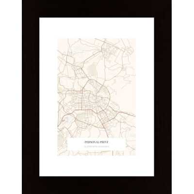 City Map Vintage (Personal Print) Poster