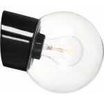 Classic Glob Klarglas Svart Sned ⌀150mm