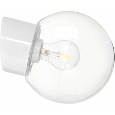 Classic Glob Klarglas Vit Sned ⌀180mm