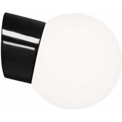 Classic Glob Matt Opalglas Svart Sned ⌀150mm