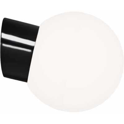 Classic Glob Matt Opalglas Svart Sned ⌀180mm