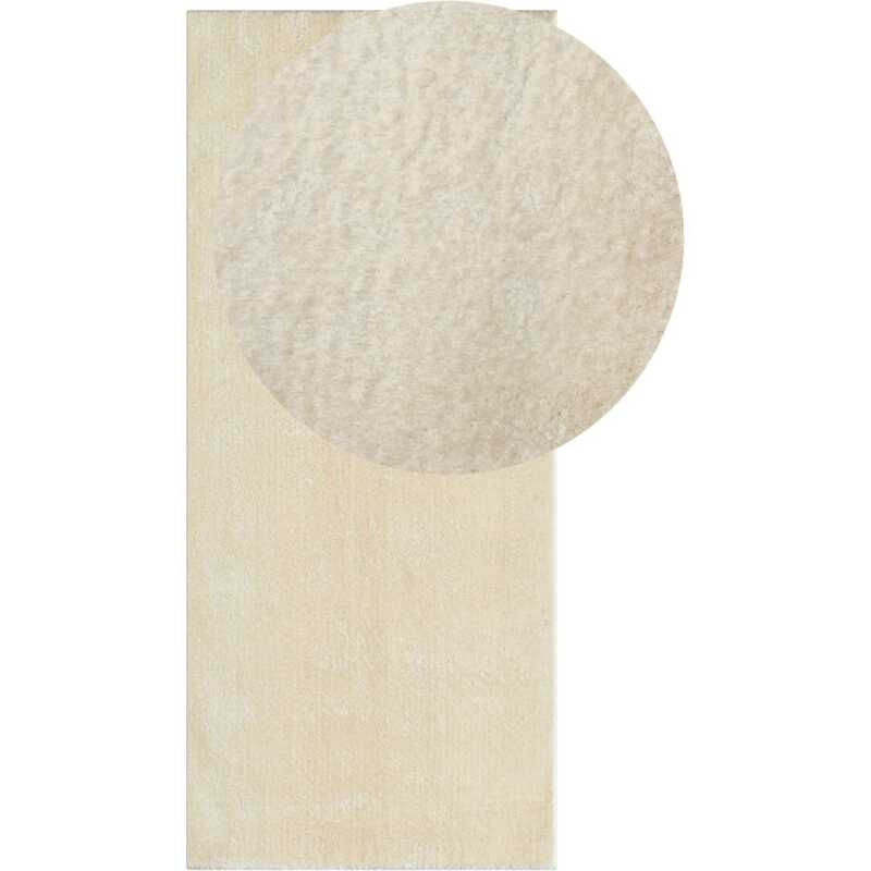Cloudy Ljusbeige 80x150 cm Tvättbar Mjuk Ryamatta Cloudy Ljusbeige 80x150 cm Tvättbar Mjuk Ryamatta