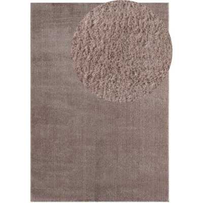 Cloudy Taupe 160x220 cm Tvättbar Mjuk Ryamatta