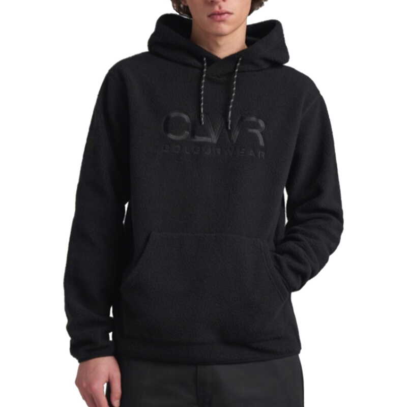 ColourWear Men's Teddy Hood 2.0 Black