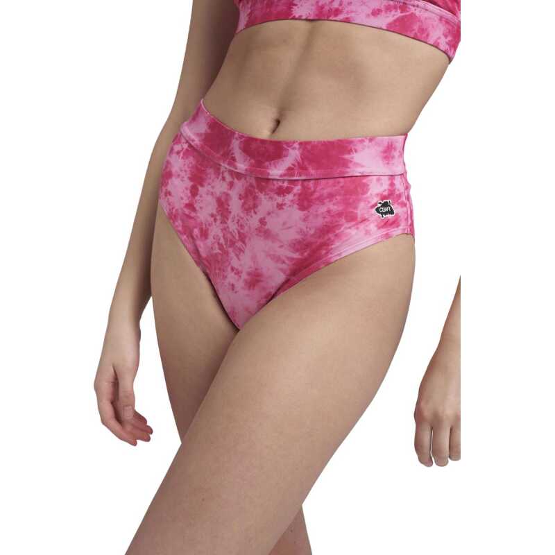 ColourWear Women's High Waist Bikini Nebulosa Cerise
