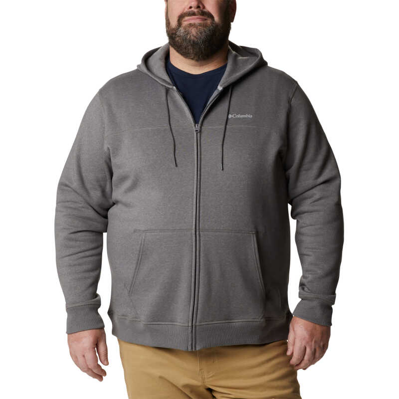 Columbia Men's Columbia Logo Fleece Fullzip City Grey Heather, Columbia Grey Columbia Men's Columbia Logo Fleece Fullzip City Grey Heather, Columbia Grey