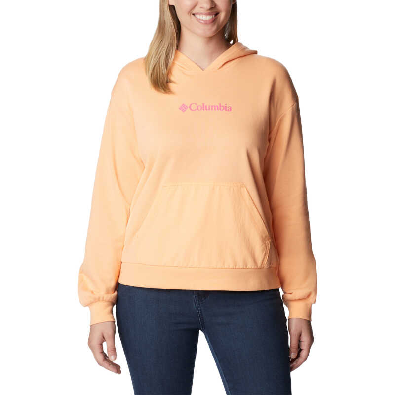 Columbia Women's Columbia Logo III French Peach, Wild Geranium Logo