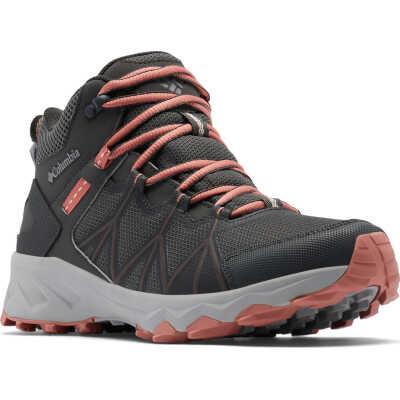 Columbia Women's Peakfreak II Mid Outdry Dark Grey, Dark Coral