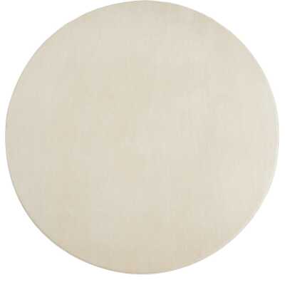 Comfy Beige Rund 120 cm Tvättbar Ryamatta