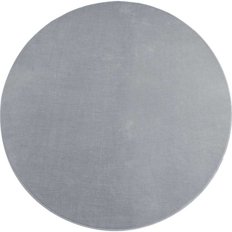 Comfy Silver Rund 160 cm Tvättbar Ryamatta Comfy Silver Rund 160 cm Tvättbar Ryamatta