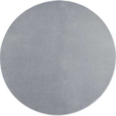 Comfy Silver Rund 240 cm Tvättbar Ryamatta