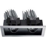 Concord Myriad ADJ Twin 4000K Phase Dim Svart Silver