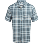 Craghoppers Men's Cartwright Short Sleeved Shirt Blue Stone Check