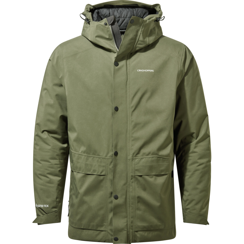 Craghoppers Men's Talo Thermic Gore-Tex Parka Green Craghoppers Men's Talo Thermic Gore-Tex Parka Green