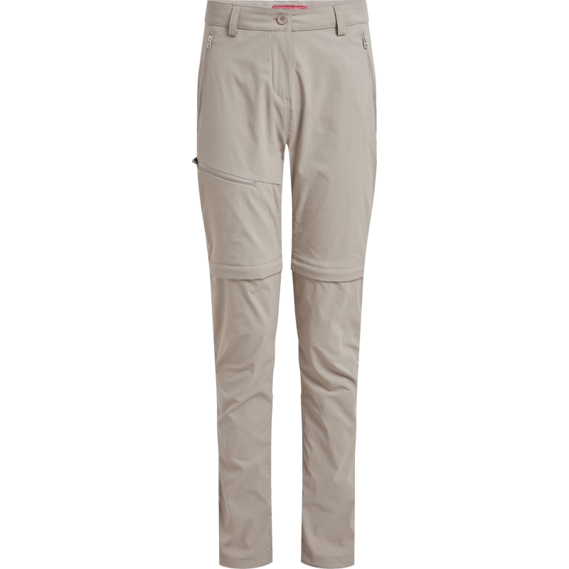 Craghoppers Women's Nosilife Pro Convertible Trouser III Soft Mushroom Craghoppers Women's Nosilife Pro Convertible Trouser III Soft Mushroom