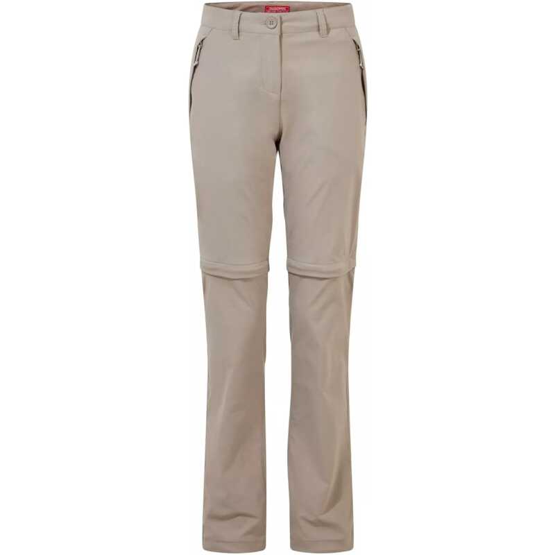 Craghoppers Women's Nosilife Pro Convertible Trousers Mushroom Craghoppers Women's Nosilife Pro Convertible Trousers Mushroom