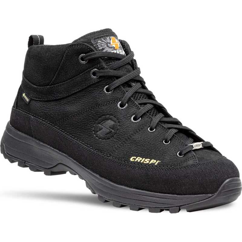 Crispi Unisex A-Way Mid Nubuk Gore-Tex Black Crispi Unisex A-Way Mid Nubuk Gore-Tex Black