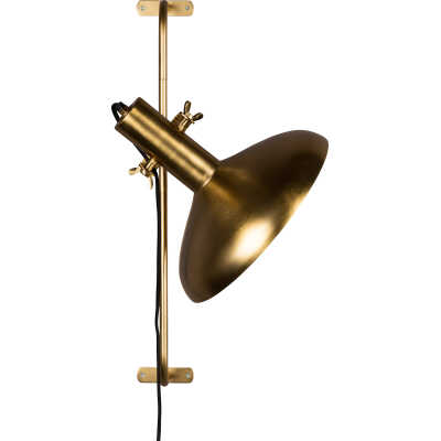 DUTCHBONE Karish vägglampa - mässingsjärn