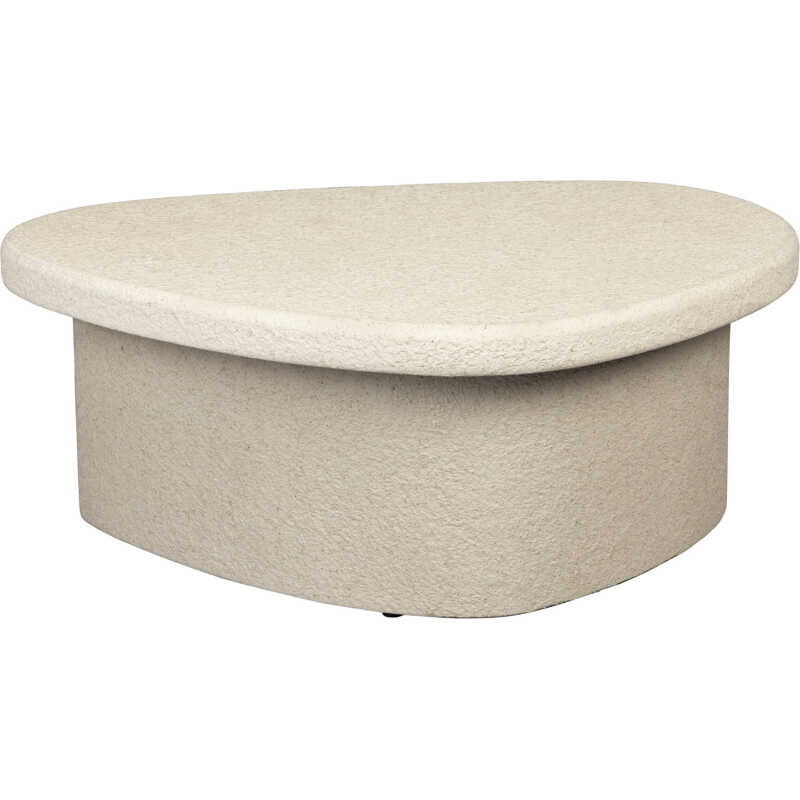 DUTCHBONE Veda soffbord, ekologiskt - beige återvunnen marmor