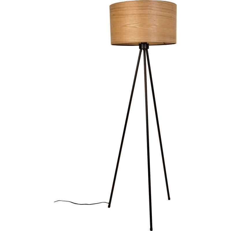 DUTCHBONE Woodland golvlampa - naturlig askfaner och svart järn DUTCHBONE Woodland golvlampa - naturlig askfaner och svart järn