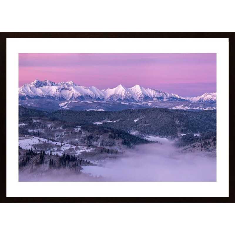 Dawn Tatra Mountains Poster