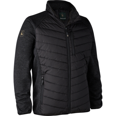 Deerhunter Men's Moor Padded Jacket With Knit Black
