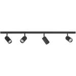 Designline Tube Kit 2m + 4 spotlights Svart