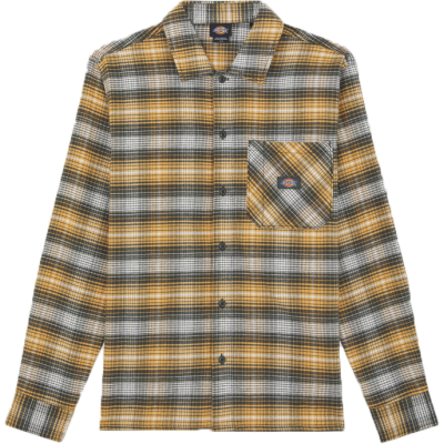 Dickies Men's Forest Check Shirt Oak Buff