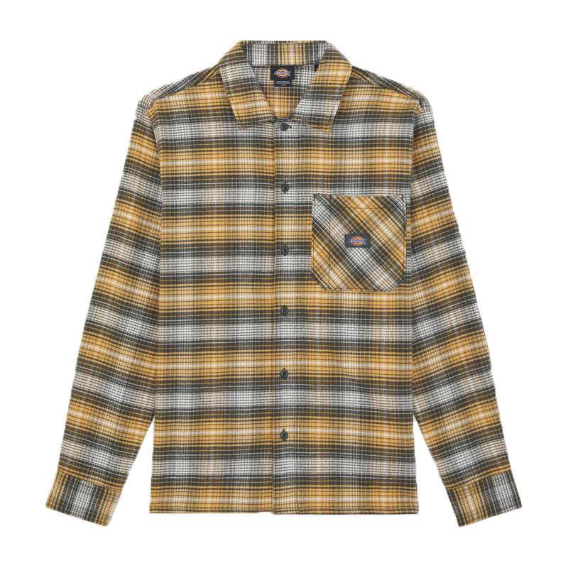 Dickies Men's Forest Check Shirt Oak Buff