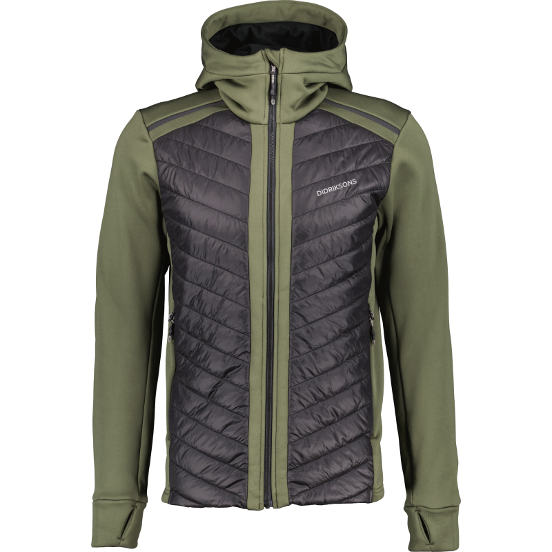 Didriksons Men's Zuko Full Zip 2 Deep Green Didriksons Men's Zuko Full Zip 2 Deep Green