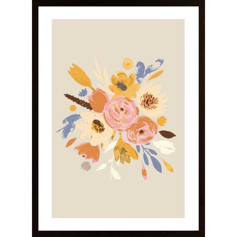 Dolson - Floral Ecru Poster